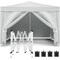 Edge Collections – 10' x 10' – EZ Pop Up Canopy Outdoor Portable Folding Party Tent with Removable Sidewalls, Carry Bag & Weight Bags – 1 Piece